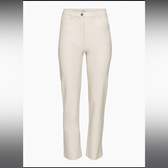Aritzia Vegan Leather Pants - Picture 2 of 8